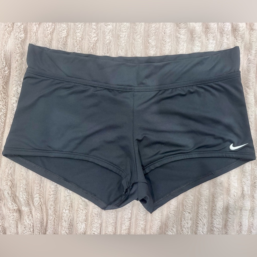 Nike Women's Black Swim Shorts- XL